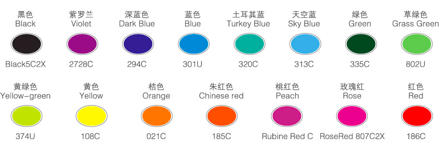 Heat Sensitive Powder Thermochromic Pigment Changing Color as Degree for Printing Ink and Paints