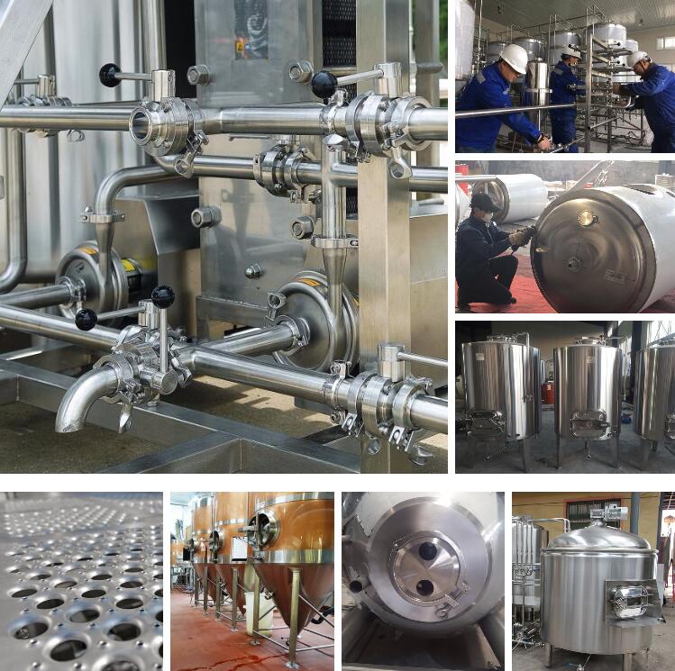 2000L micro brewery beer brewing equipmentbrewhouse