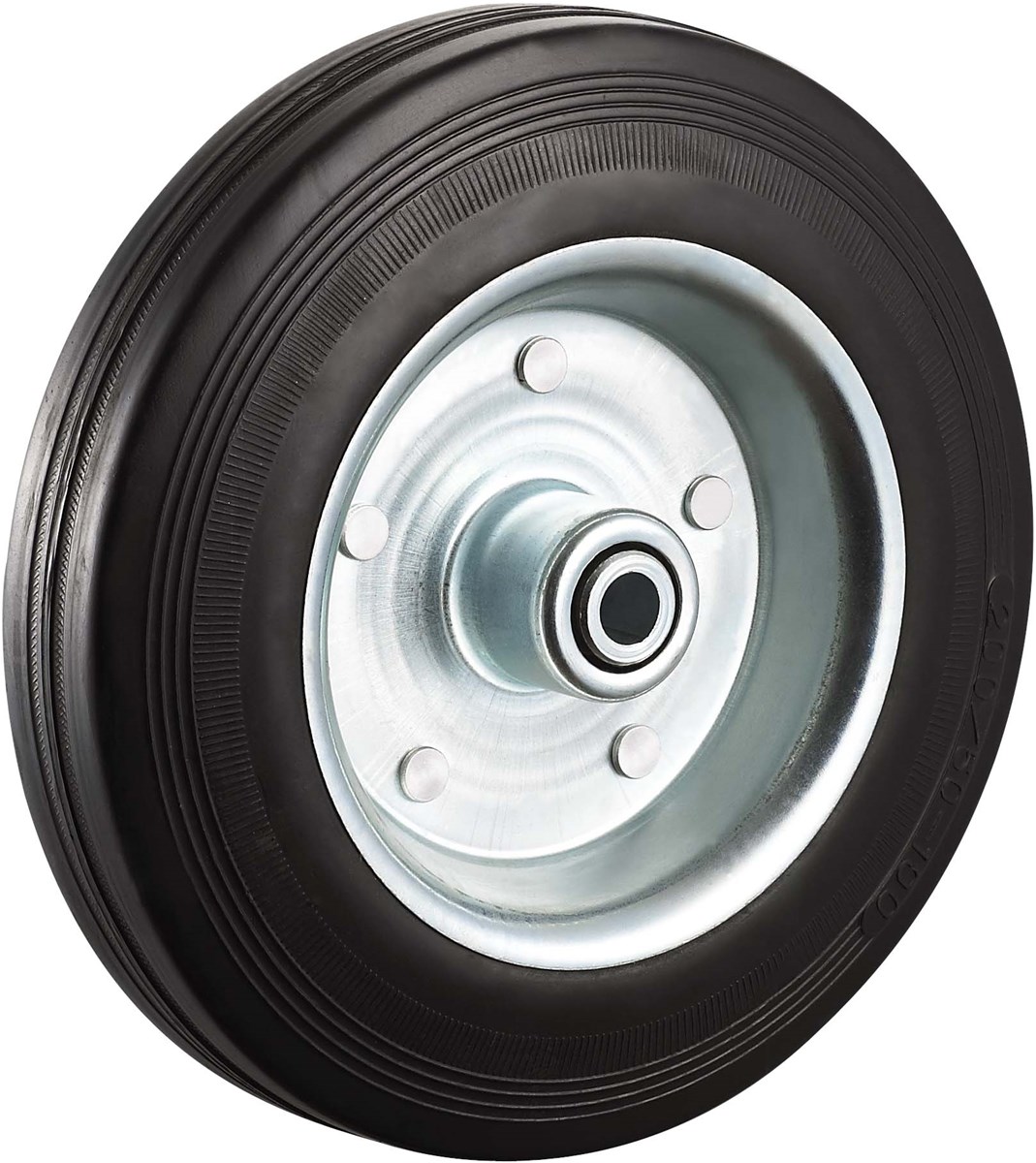 Industrial caster wheel rubber 5 inch truck wheels