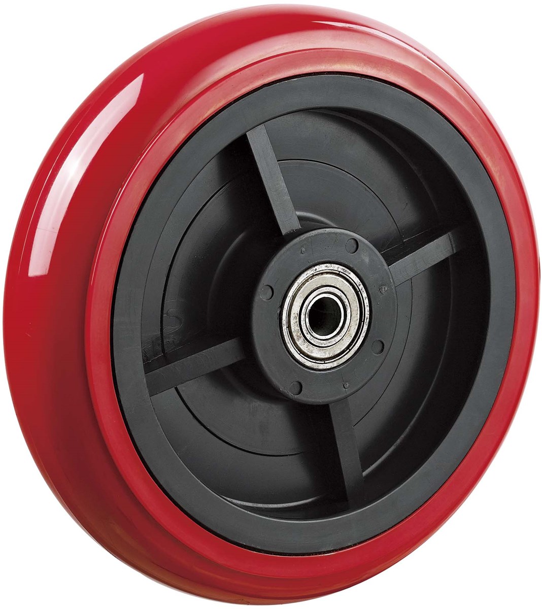 Hardware tools caster wheel 5 inches PU plastic single wheels