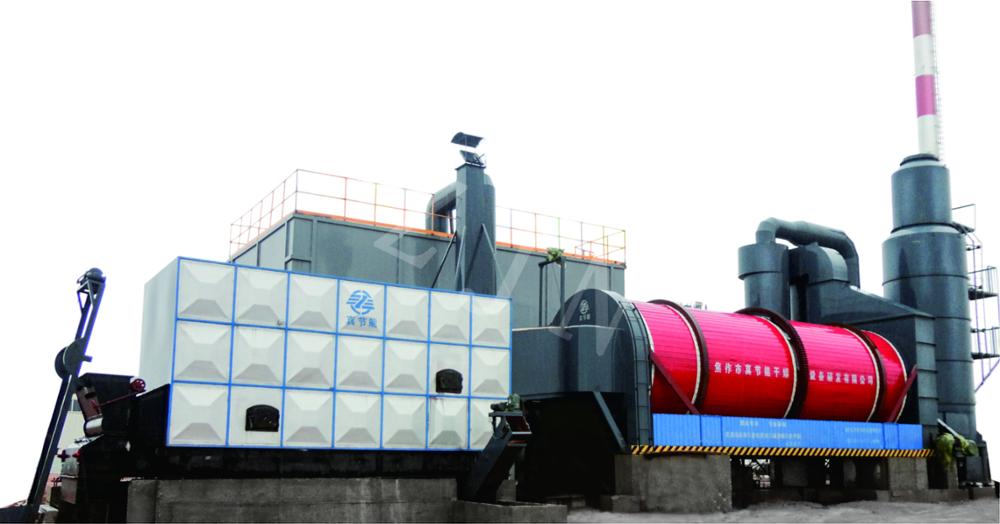 Forage Drying Equipment Animal Feed Triple Cylinder Rotary Drum Dryer