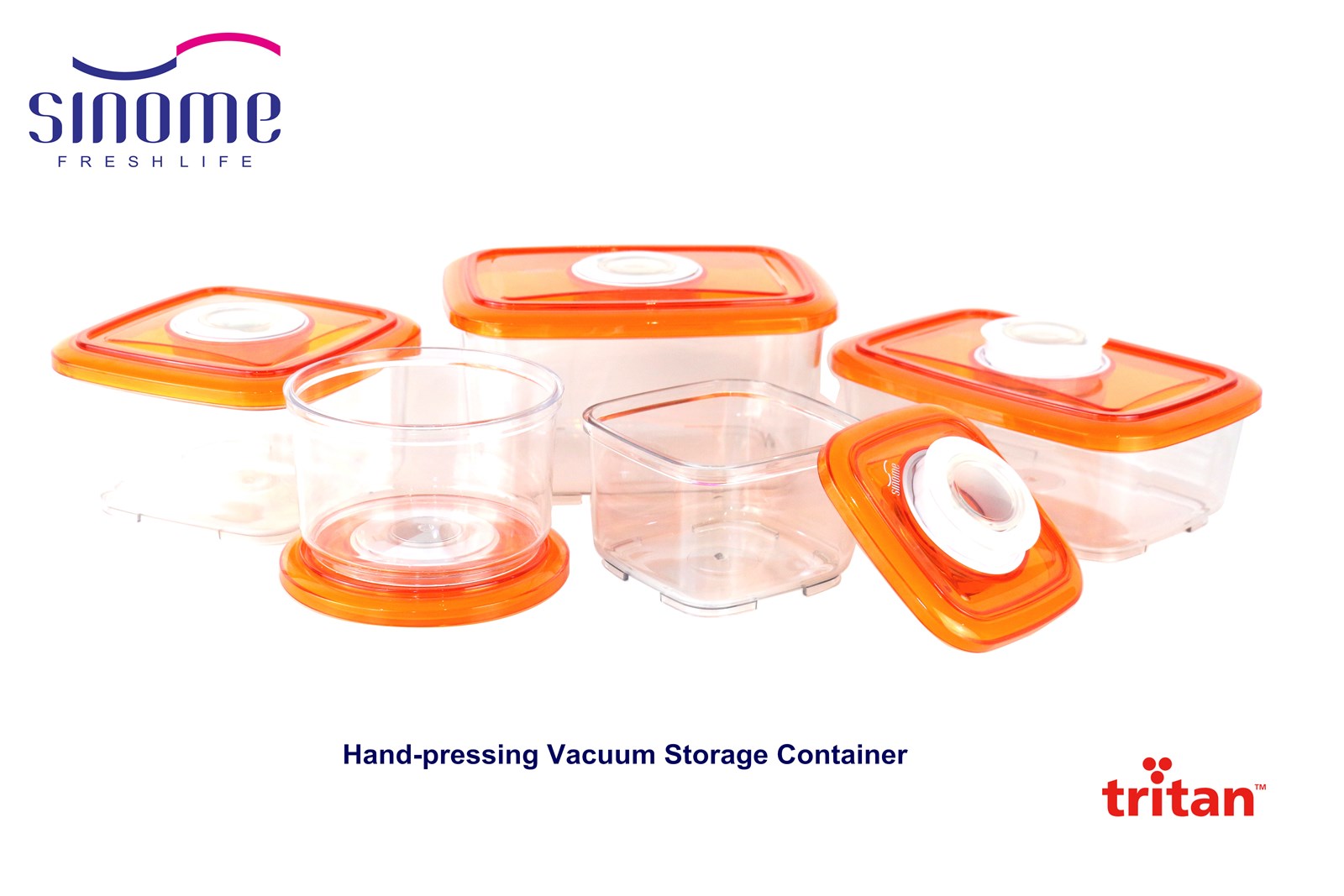 Sinome Fresh Vacuum Fruitage Container Airtight Box Popular Brands Canister Vacuum Preservation Container