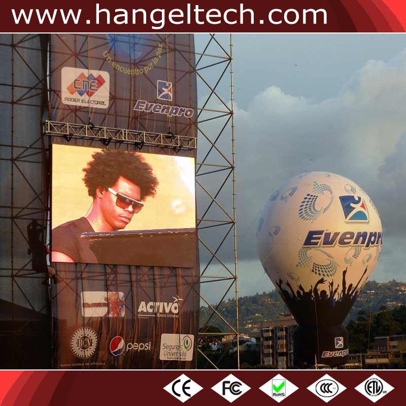 Outdoor P6mm LED Video Screen Display for Rental Die Casting Cabinet 576x576mm