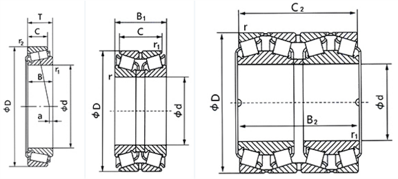 High precision excavator bearings 30216 TIMKEN FBF SKF stock