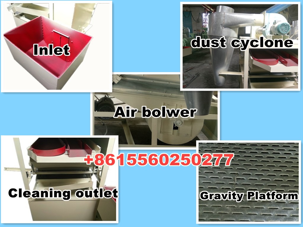 Powerful dust removal fan black sesame seed separator machine