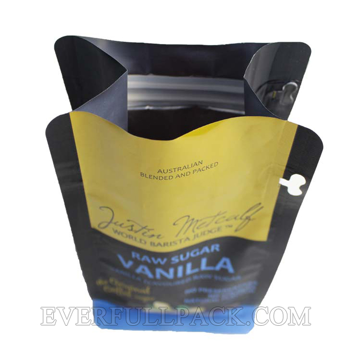 2017 Best selling Laminated Custom Design Pocket Zipper Quad Seal Bags Flat Bottom Pouch
