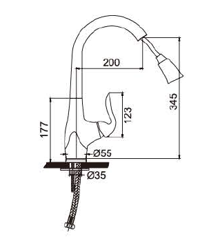 health material Good quality factory make kitchen faucet