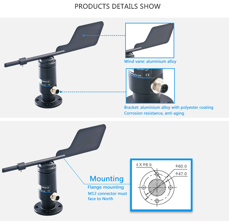 FST200202 weather station wind vane wind direction sensors