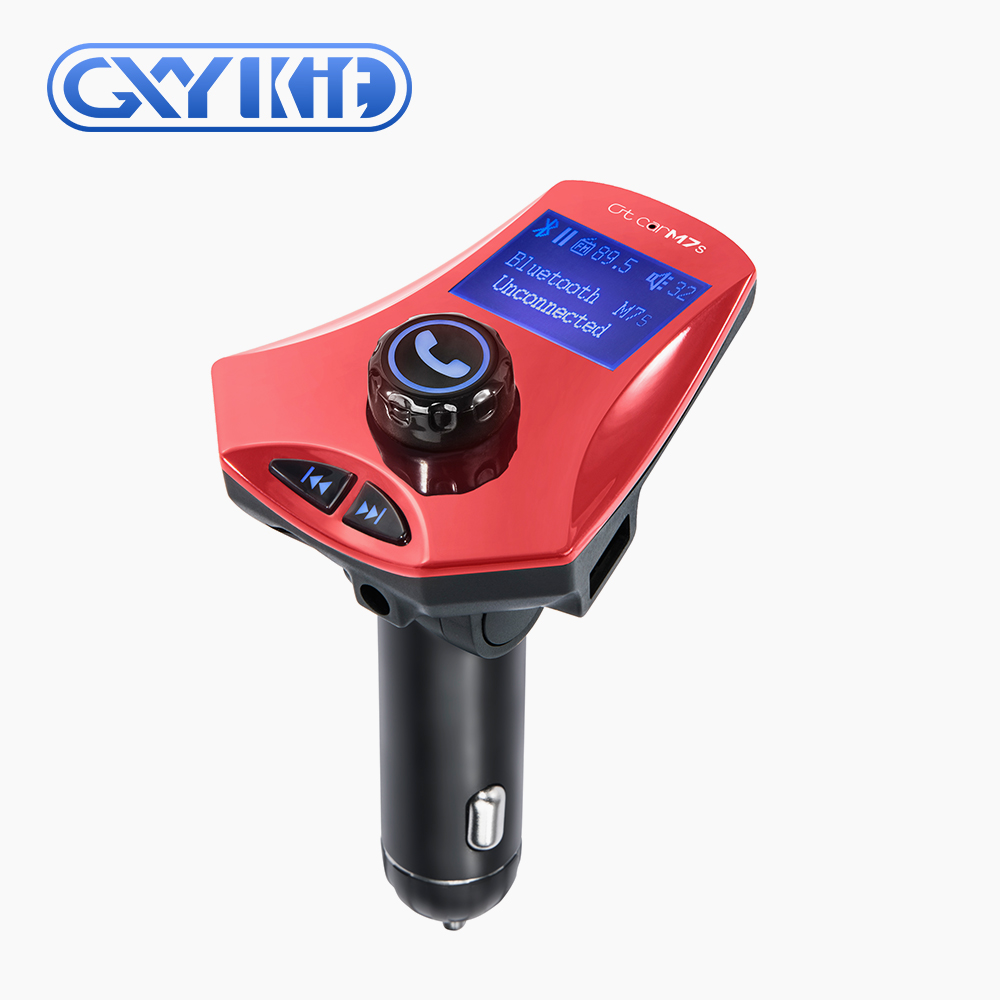 GXYKIT Car MP3 Player Audio Stereo Bluetooth Handsfree Charger M7S Bluetooth Transmitter