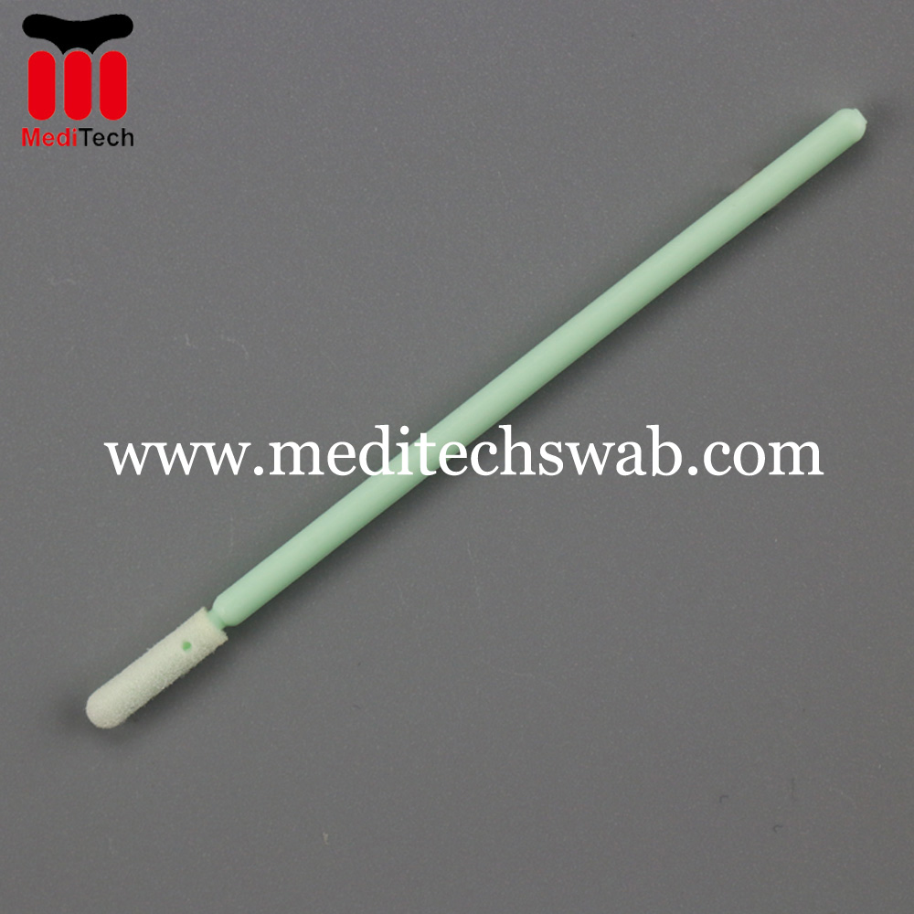 SMALL CLEANROOM FOAM SWAB WITH FLEXIBLE TIP