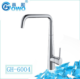 brass material luxury style hot and cold for kitchen washing sink mixer