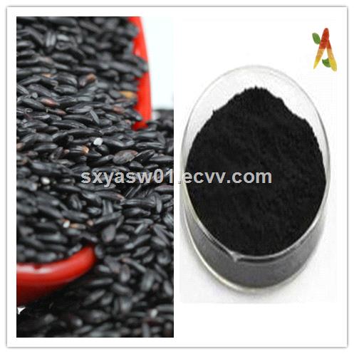 Natural Aanthocyanidin Anthocyanin Black Rice Extract