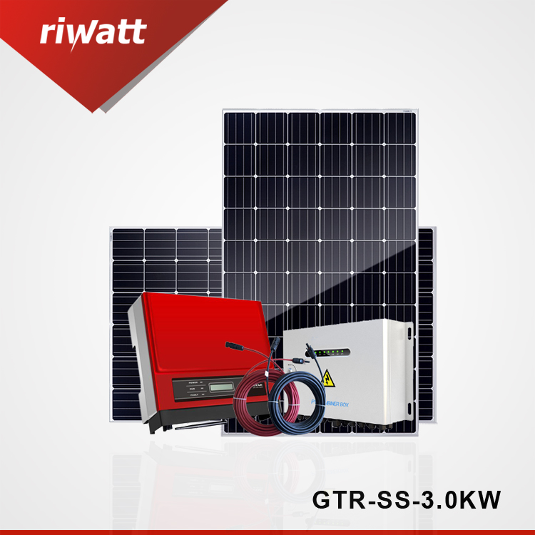 1kw 2kw 3kw 5kw On Grid Solar Power System From China