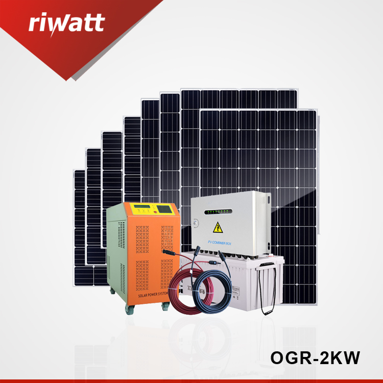 2 KW off grid solar home power system