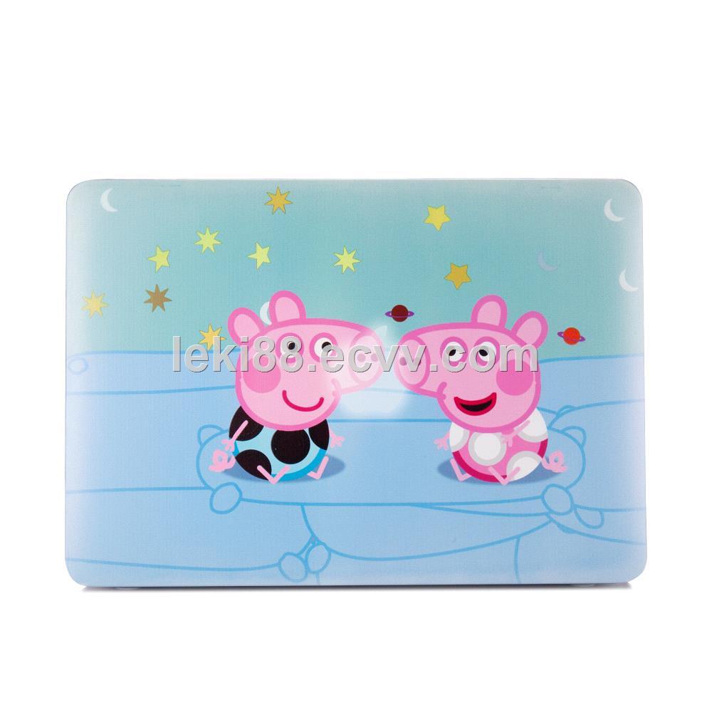 New pink pig young girl print abstract designpc case for Macbook airpro 11121315inchfor notebook case