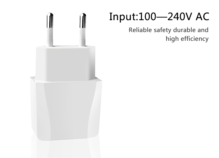 New arrival 5V 21A dual USB wall charger ac mobile phone charger