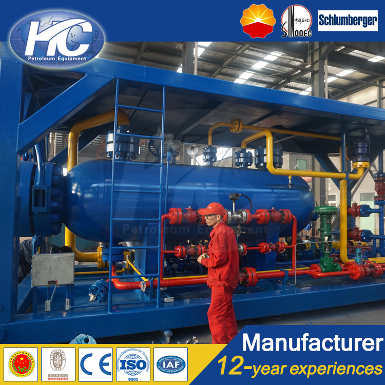 Automatic discharge 3 phase separatorthree phase separator