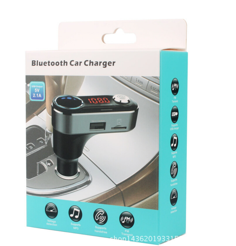 GXYKIT Car bluetooth MP3 wireless FM Transmiter BC09B Car MP3 Player with USB Charger