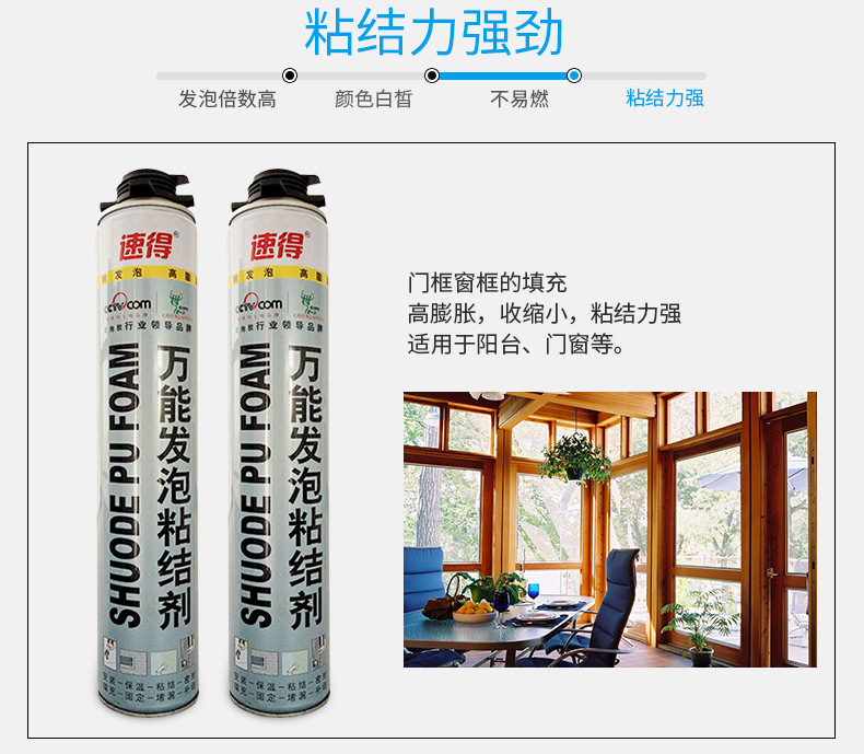 750ml china fire retardant pu foam manufacturer