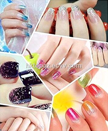Designs multicolor Shiny Dust Gem Nail Glitter Decorations Acrylic UV Glitter Powder 3D Nail Art TipsTPTPglitter powd