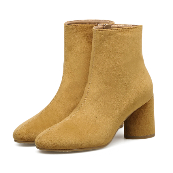 Parrcen 2017 New Womens High Heel Suede Ankle Boots BD083