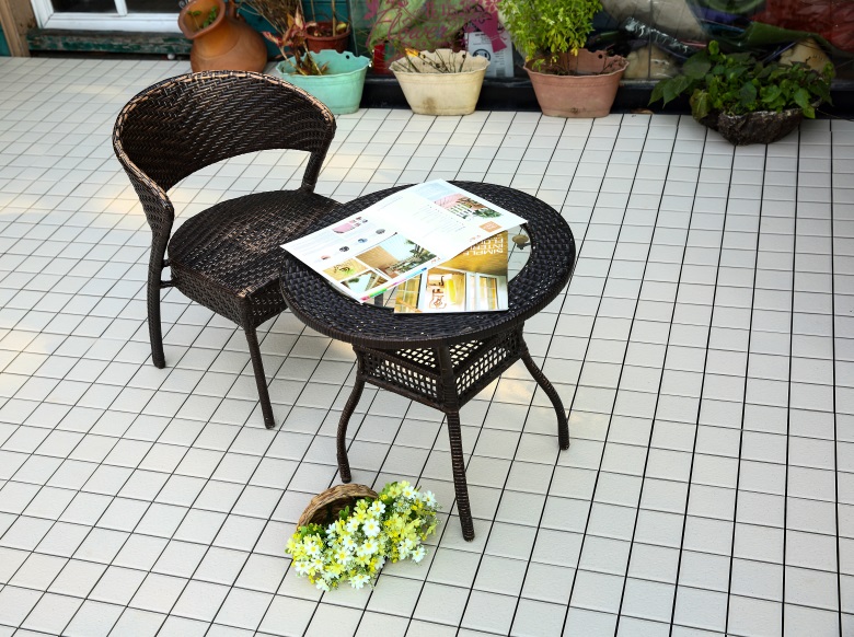building material Foshan supplier slip resistant Ceramic interlocking floor porcelain tile