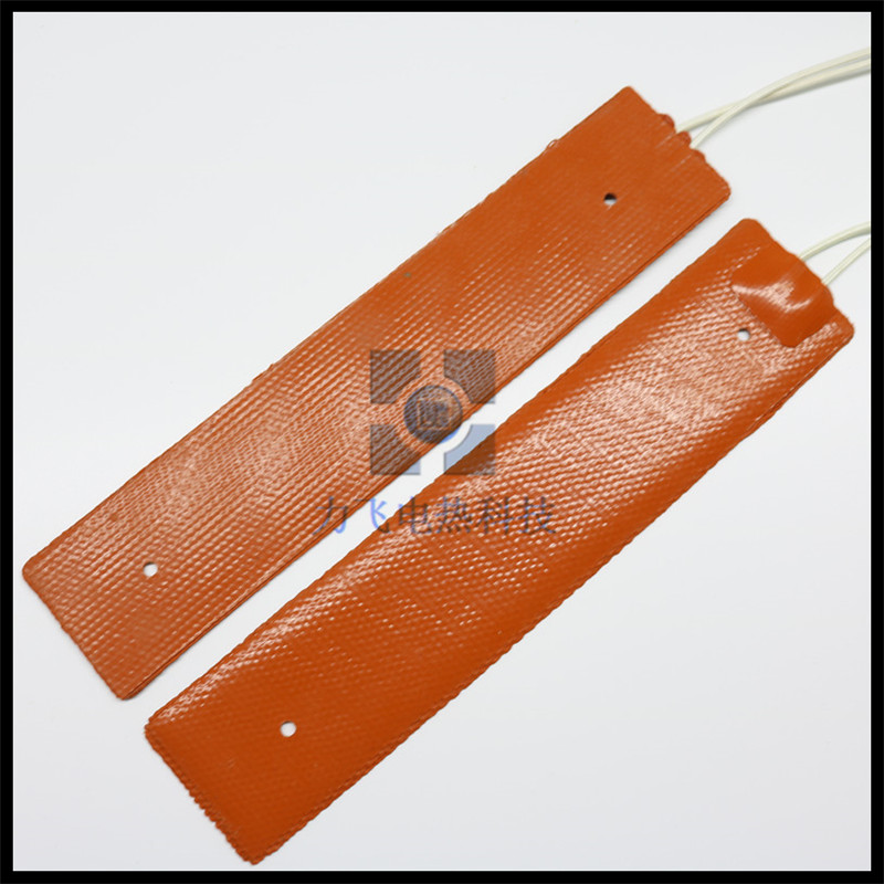 custom silicone rubber heater with holes