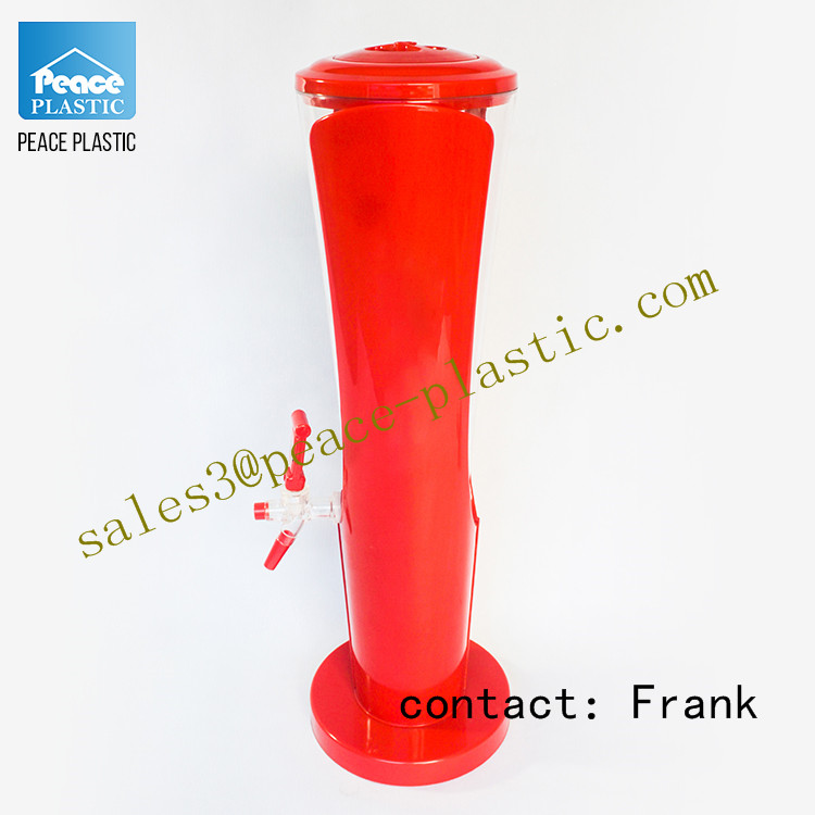 3L double U high quality beer tower dispenser