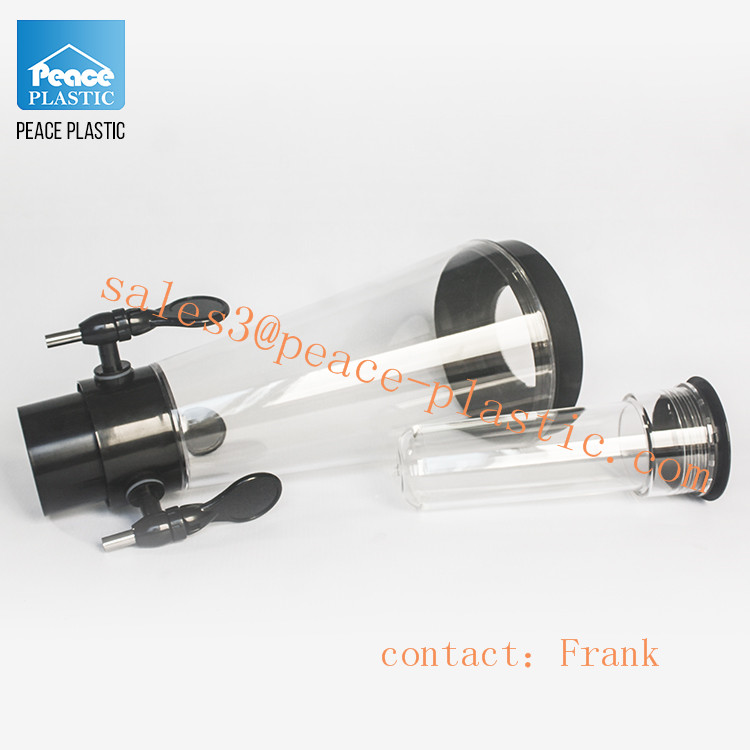 3 L whole plastic beer tower with three faucets