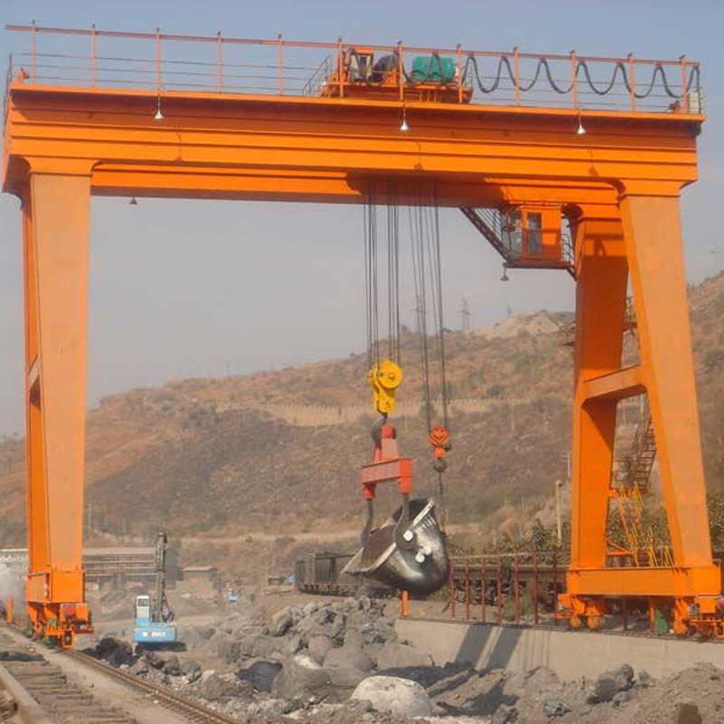 50 ton 100 ton rail mounted double gantry girder gantry crane