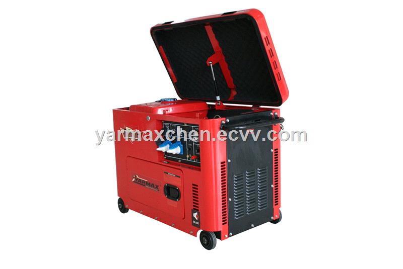 Luxurious Type Silent 68db Diesel Generator 287kva