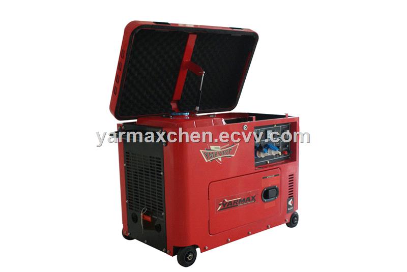 Luxurious Type Silent 68db Diesel Generator 287kva