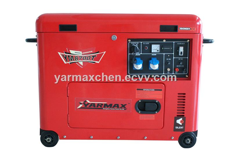 Luxurious Type Silent 68db Diesel Generator 287kva