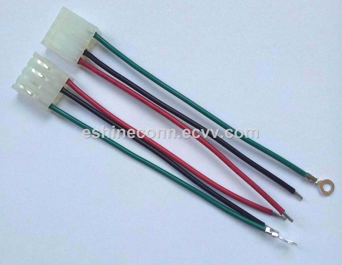 150mm Molex 2478 4circuits terminal wire hanrness assemble for vacuum cleaner