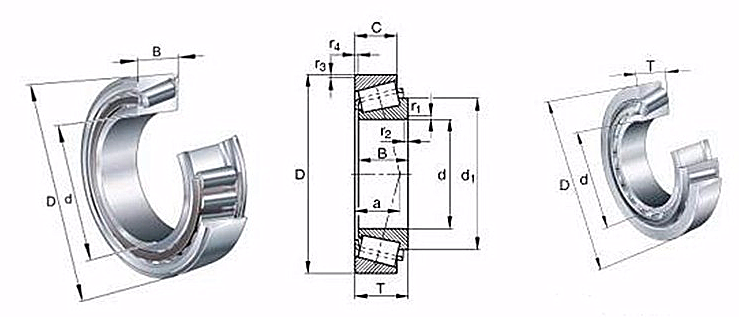 TIMKEN FBF SKF Motors Radial Taper Roller Bearings 1264910 Front Wheels Hub 2143X50005X18288mm