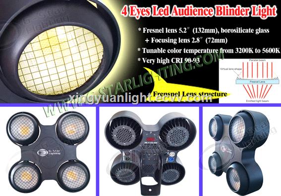 Outdoor 4 Eyes LED audience blinder light 4100w 2in14in1