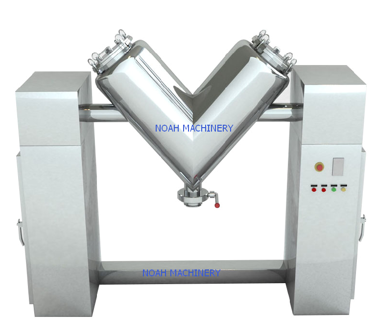 V Type Automatic Dry Powder High Efficient Mixer Machine