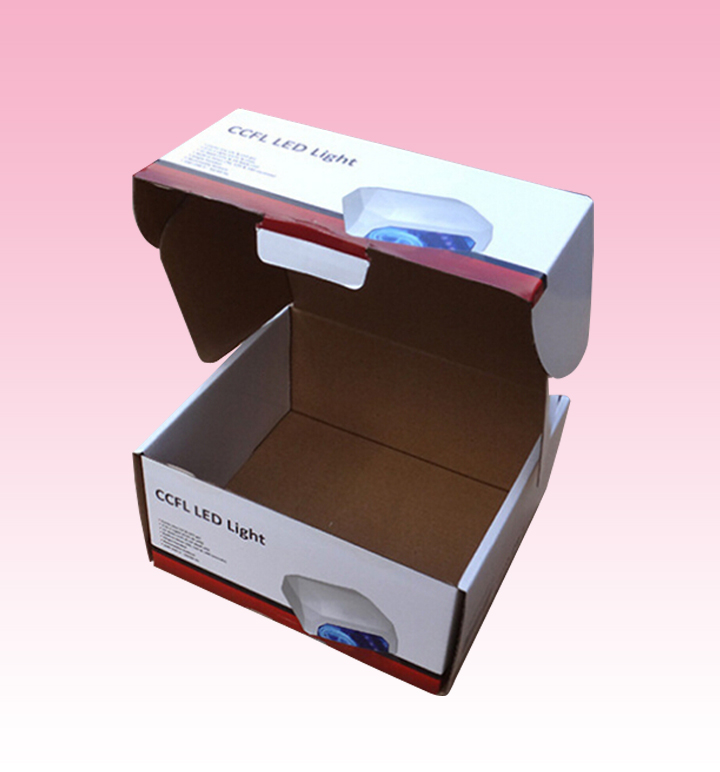 custom folded paper shipping box packaging box with logo printing