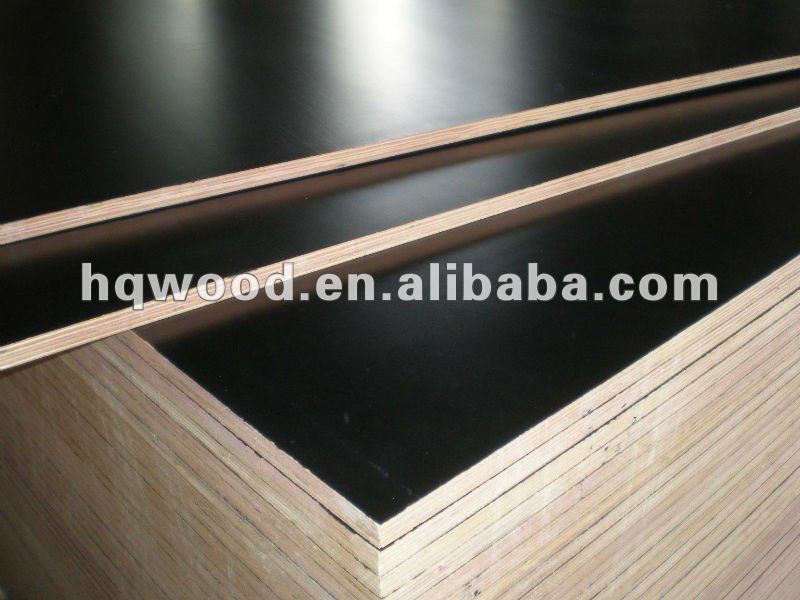 12mm China cheap black finger joint film faced plywood