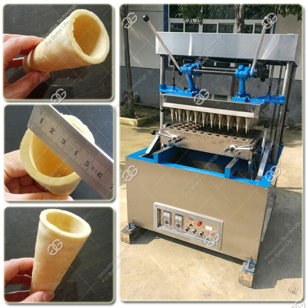 Commercial Pizza Cone Making Machine with 60 Mould