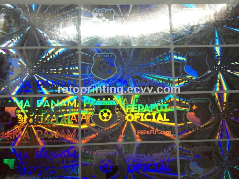 custom luxury hologram sticker holographic sticker with artwork manufacturer