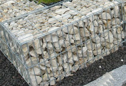 Hexagonal net gabion mesh Stone cage hexagon