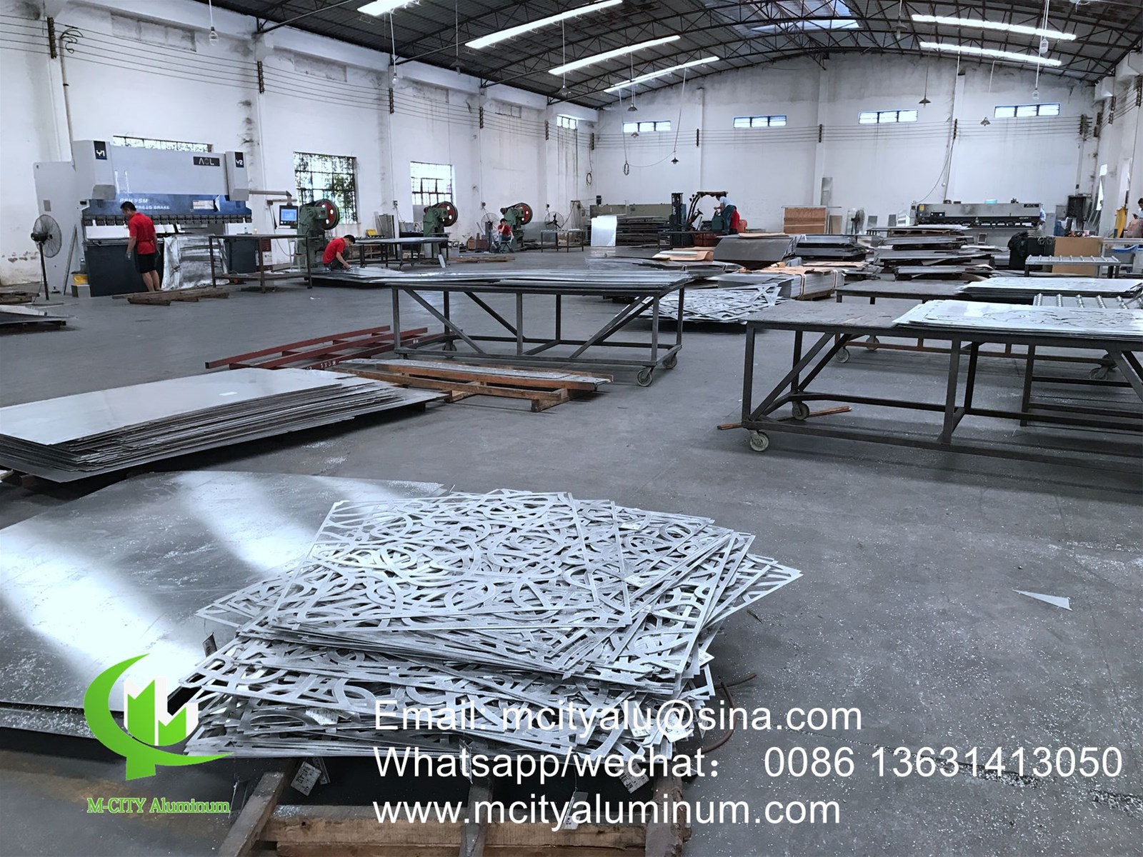 metal Aluminum facade wall cladding cut carved wall sheet decoration panel