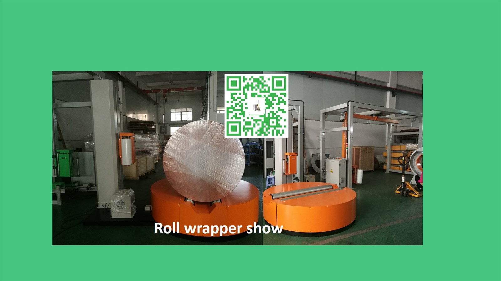MS203 Reel Wrapper For Narrow Rolls Stretch Film Packing
