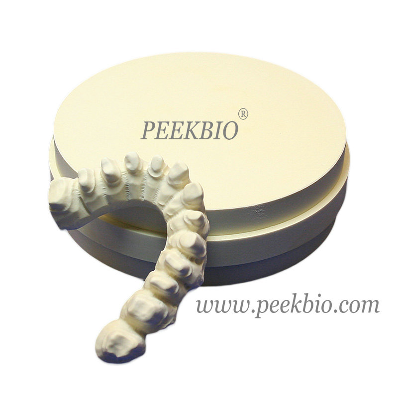 dental peek disk for cad cam machine