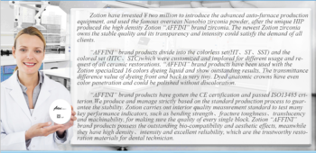 Zirkonzahn milling zirconia 9520mm for dental CADCAM system Zirkonzahn milling zirconia 9520mm for dental CADCAM system