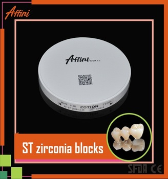 chinese supplier ST ceramic zirconia materials restorative implant material