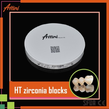 Zotion Affini HT ceramic zirconia disc dental restoration implants material