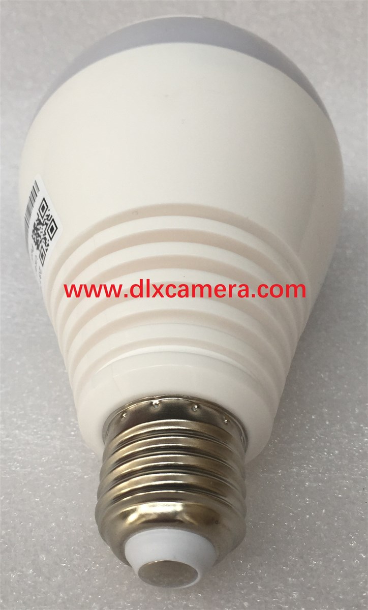 2Mp 1920x1080P 360degree 3D Panoramic P2P Wireless IP light bulb camera plug and play support remote control light bulb
