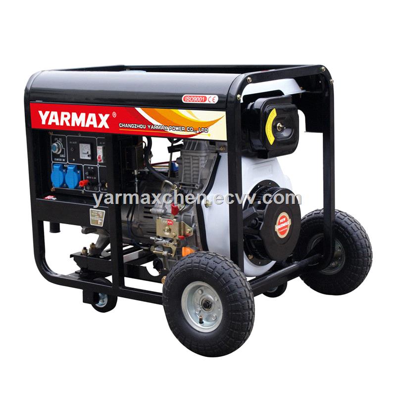 Overload Protection Diesel Generator Open Type with Wheels